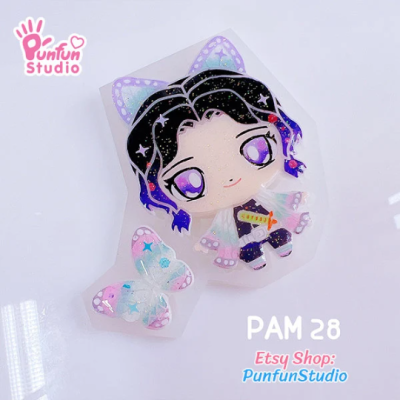 PAM 28 Shinob Slayer Mold / Painting Anime Mold / Silicone Mold