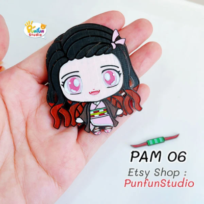 PAM 06 Nezuk Slayer Mold / Painting Anime Mold / Silicone Mold
