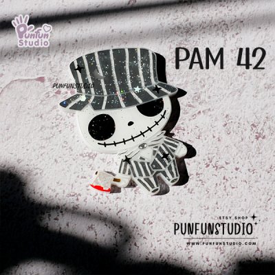 PAM 42 Jack Night Mold / Painting Anime Mold / Silicone Mold