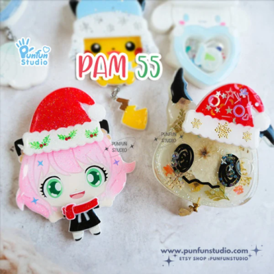 PAM 55 Winter Hats Mold / Christmas / 5 in 1/ Silicone Mold