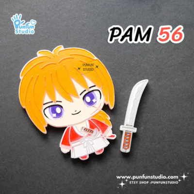 PAM 56 Ken / Rurouni / Painting Anime Mold / Silicone Mold