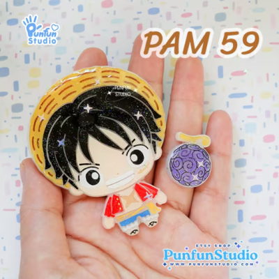 PAM 59 Luff Pirate Mold / Painting Anime Mold / Silicone Mold