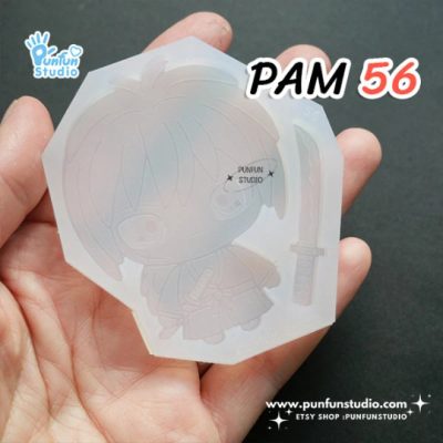 PAM 56 Ken / Rurouni / Painting Anime Mold / Silicone Mold