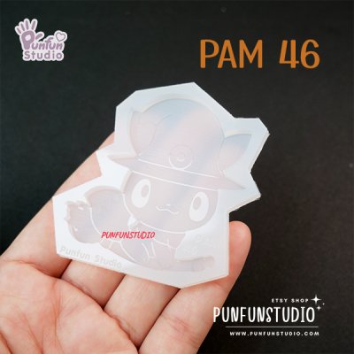 PAM 46 Witch Eev Mold / Painting Anime Mold / Pokemold / Silicone Mold