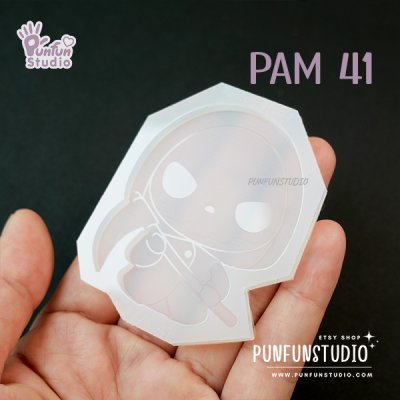 PAM 41 Death Scythe Mold / Painting Anime Mold / Silicone Mold