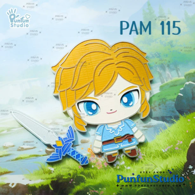 PAM 115 Link & Sword Mold / Legend of Zelda / Games Mold / Silicone Mold