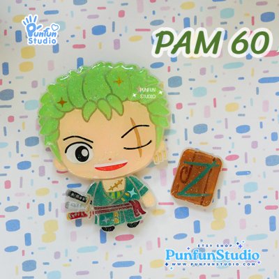 PAM 60 Zor Pirate Mold / Painting Anime Mold / Silicone Mold