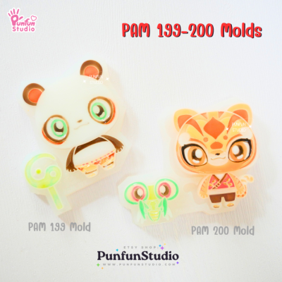 PAM 199 Kung Fu Panda Mold / Painting Anime Mold / Silicone Mold