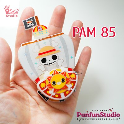 PAM 85 Pirate Ship Mold / Painting Anime Mold / Silicone Mold