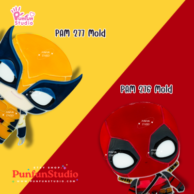 Deadpool and Wolverine Silicone Mold
