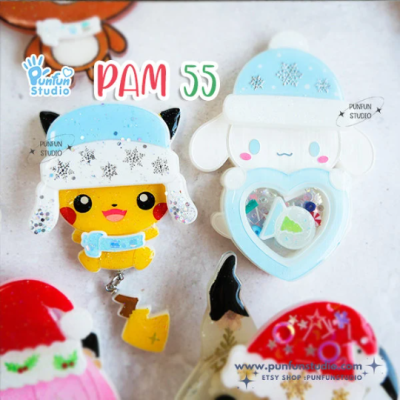 PAM 55 Winter Hats Mold / Christmas / 5 in 1/ Silicone Mold