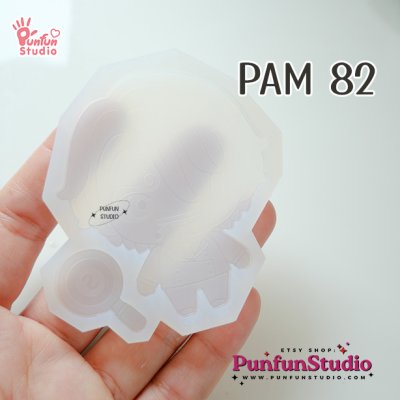 PAM 82 San Pirate Mold / Painting Anime Mold / Silicone Mold