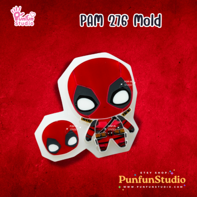 Deadpool Silicone Mold