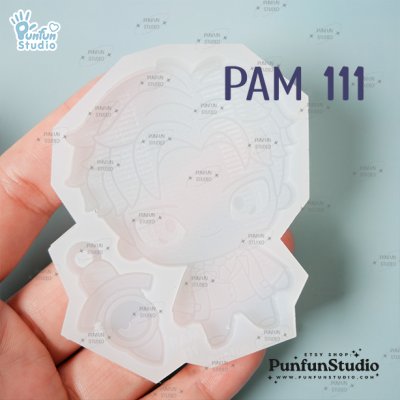 PAM 111 Loi Spy Dad Mold / Painting Anime Mold / Silicone Mold