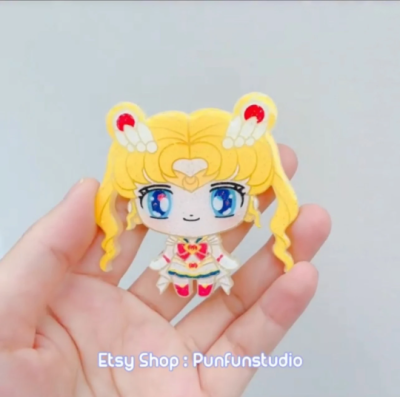 PAM 03 Super S Moon Mold / Sailor / Painting Anime Mold / Silicone Mold