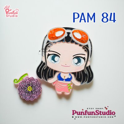 PAM 84 Robi Pirate Mold / Painting Anime Mold / Silicone Mold