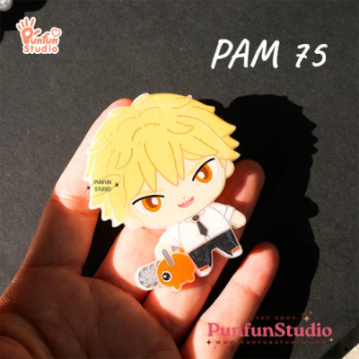PAM 75 Den & Pochi Mold / Chainsaw / Painting Anime Mold / Silicone Mold