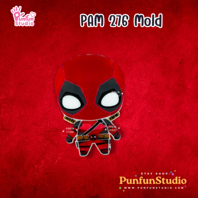 Deadpool Silicone Mold