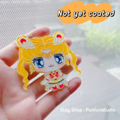 PAM 03 Super S Moon Mold / Sailor / Painting Anime Mold / Silicone Mold