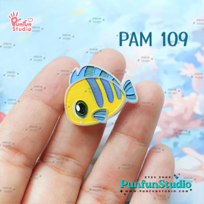 PAM 109 Little Mermaid Mold / Little Mermaid / Princess Mold / Silicone Mold