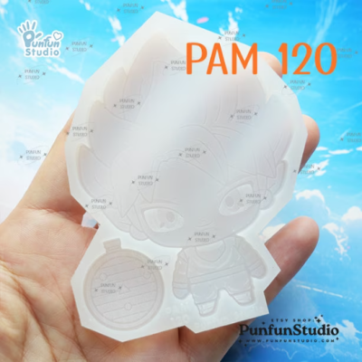 PAM 120 Dragon Fighter / Anime Mold / Silicone Mold