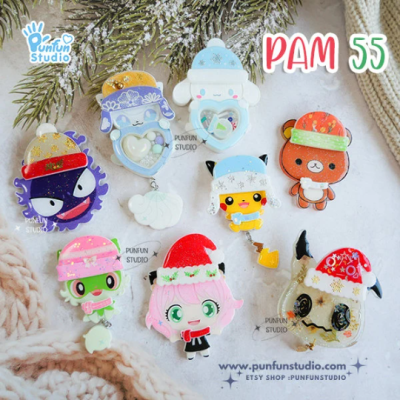 PAM 55 Winter Hats Mold / Christmas / 5 in 1/ Silicone Mold
