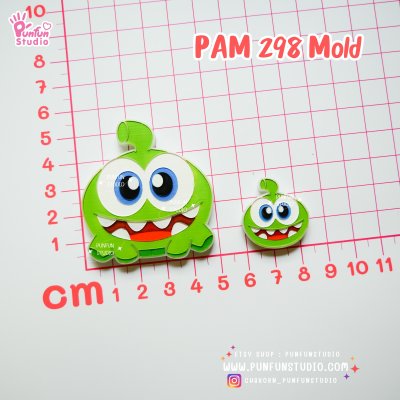 Little Green Monster Silicone Mold