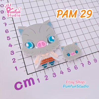 PAM 29 Inosuk Slayer Mold / Painting Anime Mold / Silicone Mold
