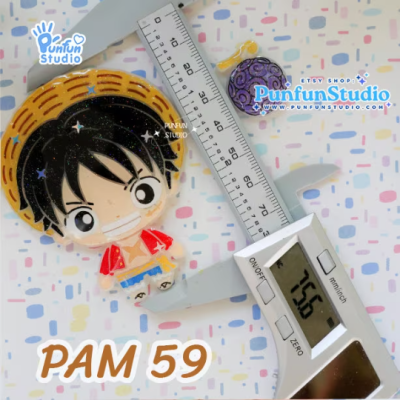 PAM 59 Luff Pirate Mold / Painting Anime Mold / Silicone Mold