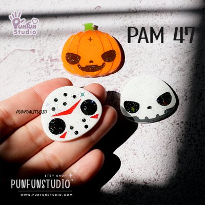 PAM 47 Scary Masks Mold / 3 Masks in 1 Mold / Painting Anime Mold / Silicone Mold