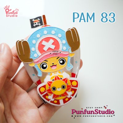 PAM 83 Chop Pirate Mold / Painting Anime Mold / Silicone Mold
