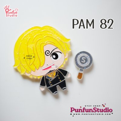 PAM 82 San Pirate Mold / Painting Anime Mold / Silicone Mold