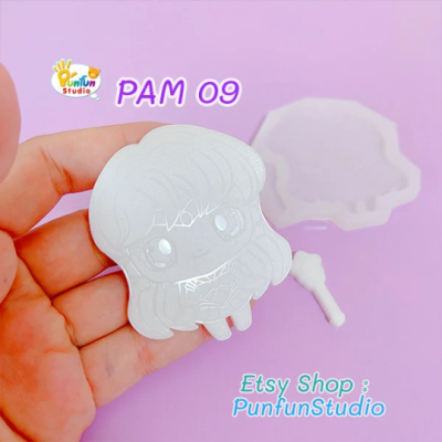 PAM 07 - 11 Inner Senshi Mold / Sailor / Set 5 Pieces / Painting Anime Mold / Silicone Mold