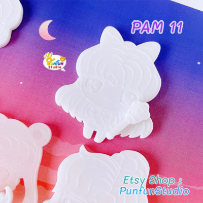 PAM 07 - 11 Inner Senshi Mold / Sailor / Set 5 Pieces / Painting Anime Mold / Silicone Mold