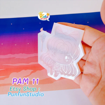 PAM 07 - 11 Inner Senshi Mold / Sailor / Set 5 Pieces / Painting Anime Mold / Silicone Mold