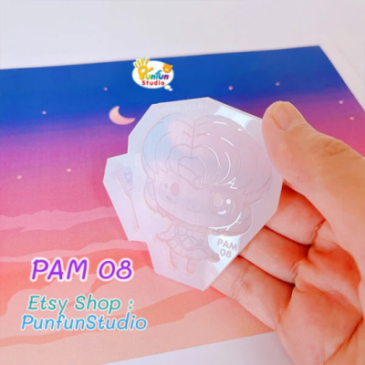 PAM 07 - 11 Inner Senshi Mold / Sailor / Set 5 Pieces / Painting Anime Mold / Silicone Mold