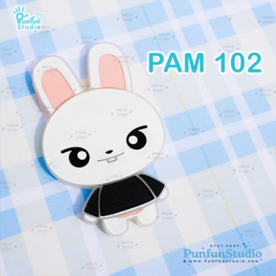 PAM 101-108 SK Animal Mold Set / K-POP / 8 Molds + GM05 / Painting Anime Mold / Silicone Mold