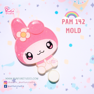 PAM 141-148 Cutie Mold Set / Painting Anime Mold / Kawaii Mold / Silicone Mold