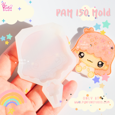 PAM 150 Cutie Girl Mold / Kitty / Painting Anime Mold / Silicone Mold