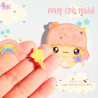 PAM 150 Cutie Girl Mold / Kitty / Painting Anime Mold / Silicone Mold