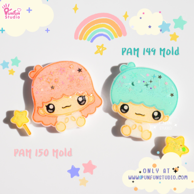 PAM 150 Cutie Girl Mold / Kitty / Painting Anime Mold / Silicone Mold