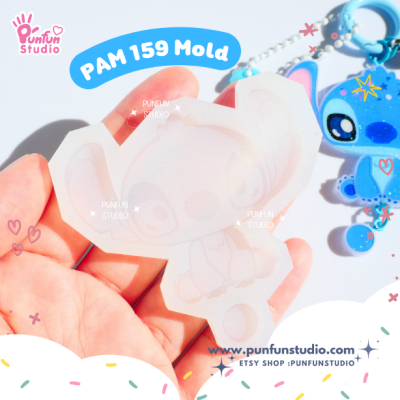Lilo & Stitch Blue Silicone Mold