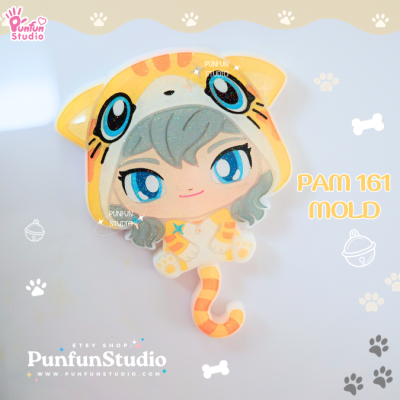 PAM 161-166 Narak Mold Set / Narak Cosplay / Pet Cosplay / Mascot / Pet Custume / Silicone Mold