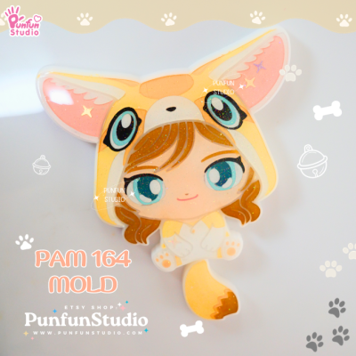 PAM 161-166 Narak Mold Set / Narak Cosplay / Pet Cosplay / Mascot / Pet Custume / Silicone Mold