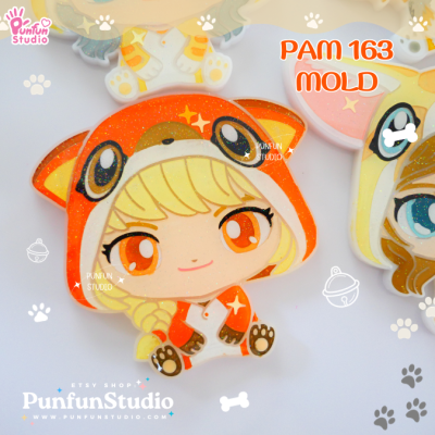 PAM 161-166 Narak Mold Set / Narak Cosplay / Pet Cosplay / Mascot / Pet Custume / Silicone Mold