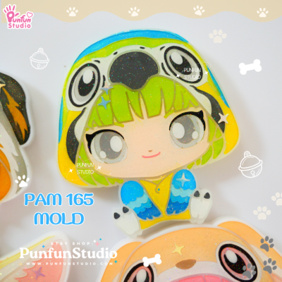 PAM 161-166 Narak Mold Set / Narak Cosplay / Pet Cosplay / Mascot / Pet Custume / Silicone Mold