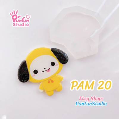 PAM 18 - 25 BT Animal Mold Set / K-POP / Painting Anime Mold / Silicone Mold