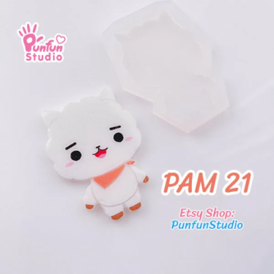 PAM 18 - 25 BT Animal Mold Set / K-POP / Painting Anime Mold / Silicone Mold