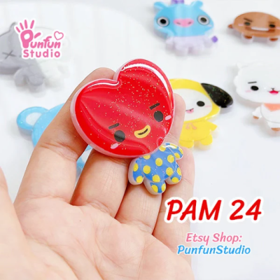 PAM 18 - 25 BT Animal Mold Set / K-POP / Painting Anime Mold / Silicone Mold