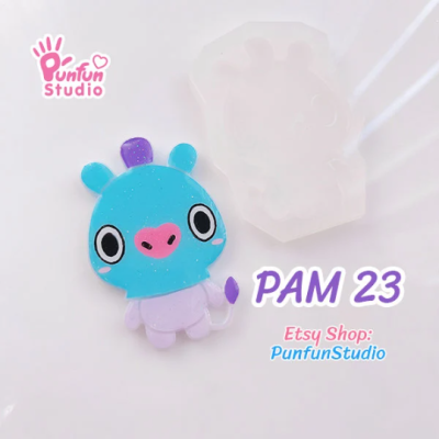 PAM 18 - 25 BT Animal Mold Set / K-POP / Painting Anime Mold / Silicone Mold